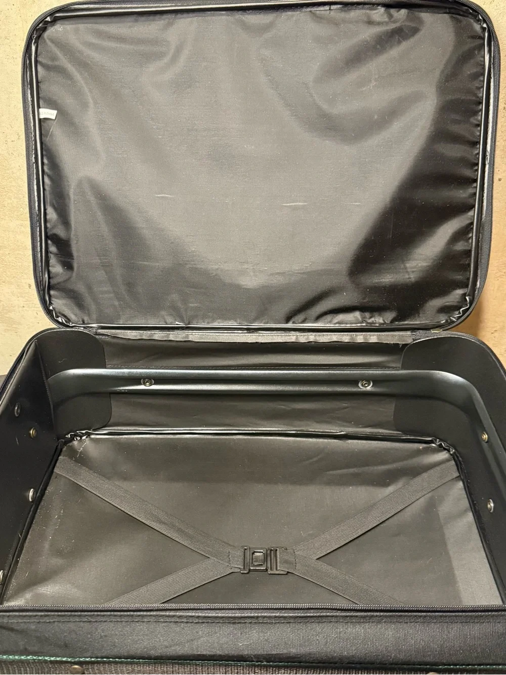 McGregor Black Travel Carry-On with Green Accent